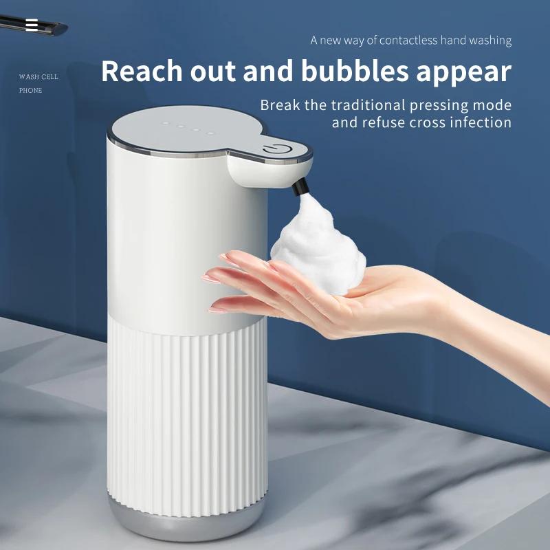 TypeC Rechargeable Automatic Soap Dispenser Touchless Foaming Soap Dispenser 380MLUSB Electric IPX5 Waterproof Soap Dispenser