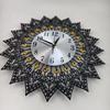 Large Metal Geometric Heart Wall Clock European Quiet Movement For Noiseless Operations Easy Mounting Home Decors Gift