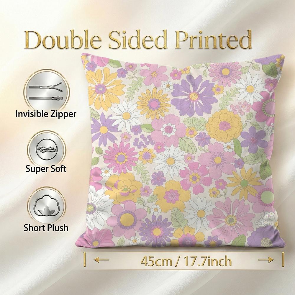 Pattern Patchwork Pattern Cushion Cover 1Pcs Decorative Covers Soft Cushion Case For Sofa Couch Decor 40X40 45X45 Pillowcases