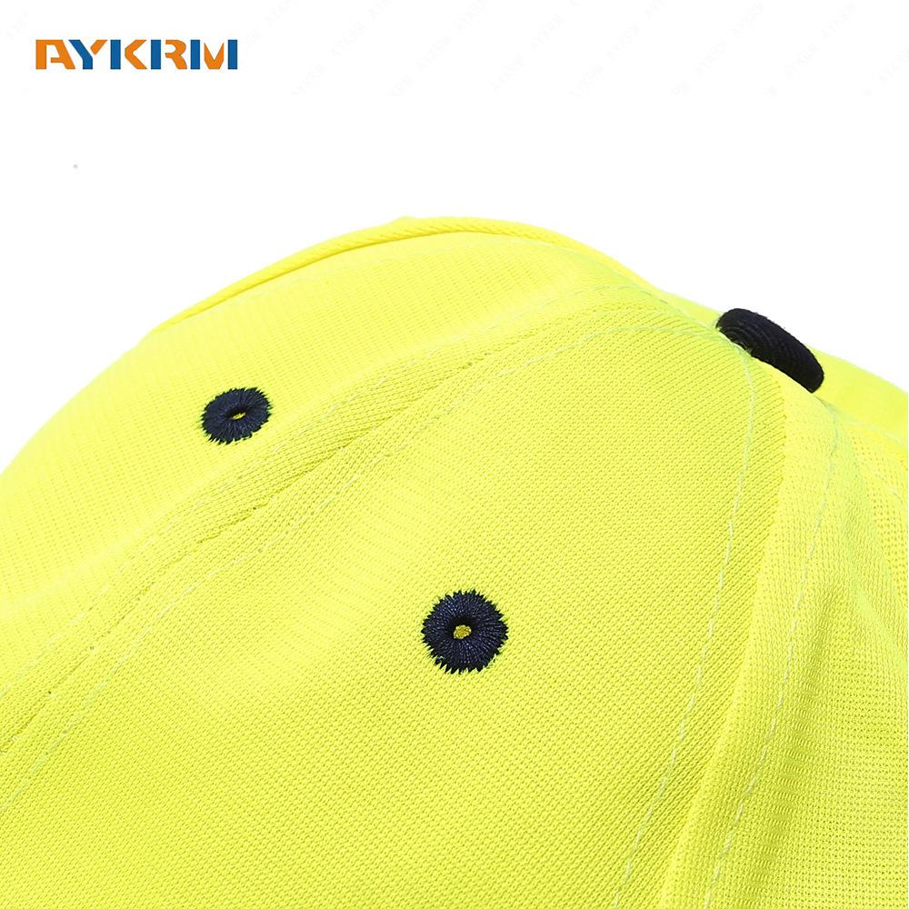 Boys Girls Baseball Caps High Visibility LIME REFLECTIVE HAT SAFETY Hats for Students Pupils for Night Outgoing