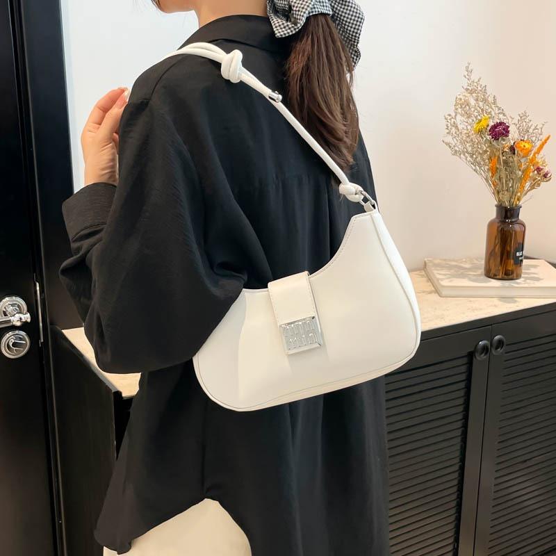 Niche Retro Bag Fashion Autumn and Winter Simple Armpit Bag High Sense Versatile Shoulder Messenger Bag