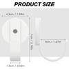 white Metal Magnetic Hooks Cruise Hooks Durable Heavy Duty Kitchen Utensil Hanger for Office Garage Shed Gym Lockers