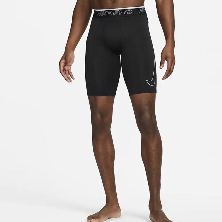 Nike Solid Color Moisture-Wicking Fitness Compression Shorts Men shorts Black DD1911-010