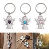 Alloy Angel Keychain Decorative Charm For Keys Or Bags Featuring Heart Symbol Luck Ideal Present