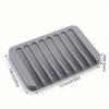 Square Creative Soap Dish, No-Drill Simple Drainage Holder for Waterless Storage