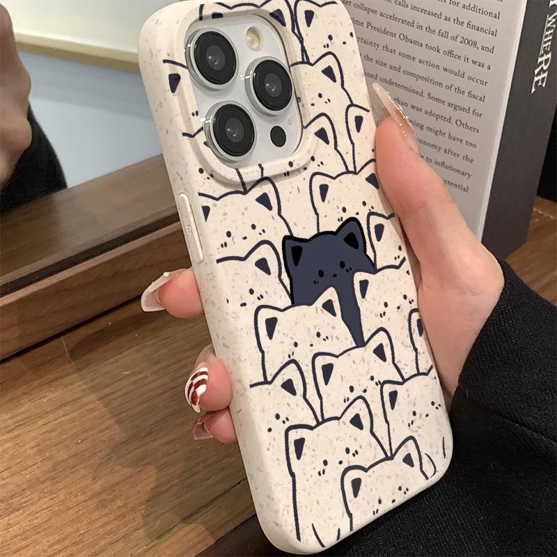 Mobile Phone Cases for iPhone 11 13 XR 15 Pro Max 12 14 Pro Max Case iPhone 16 7 Plus 8 Plus XS Max Degradable and Environmentally Friendly