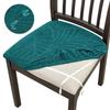 1/2/4/6 Pieces Leaf Jacquard Chair Seat Cover Scratch Resistant Soft Stretch Dust Cover
