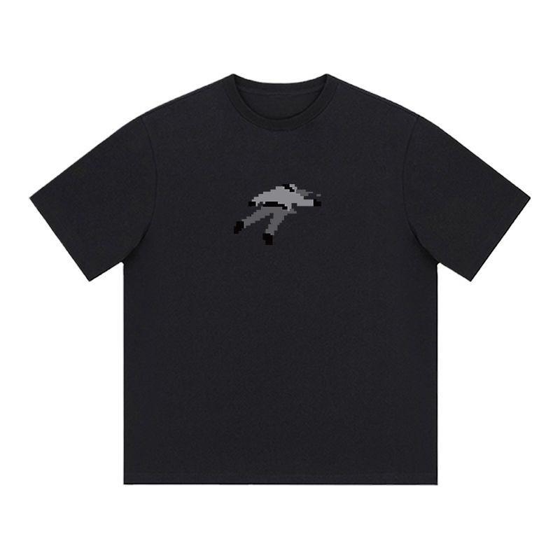 

2025Autumn and Winter New Men s Women s Fun Falling Down Printed T-shirt Pure Cotton Round Neck Comfortable High-quality T-shirt 4XL