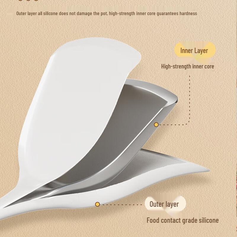 Shuangqiang Silicone Hot Pot Strainer Spoon
