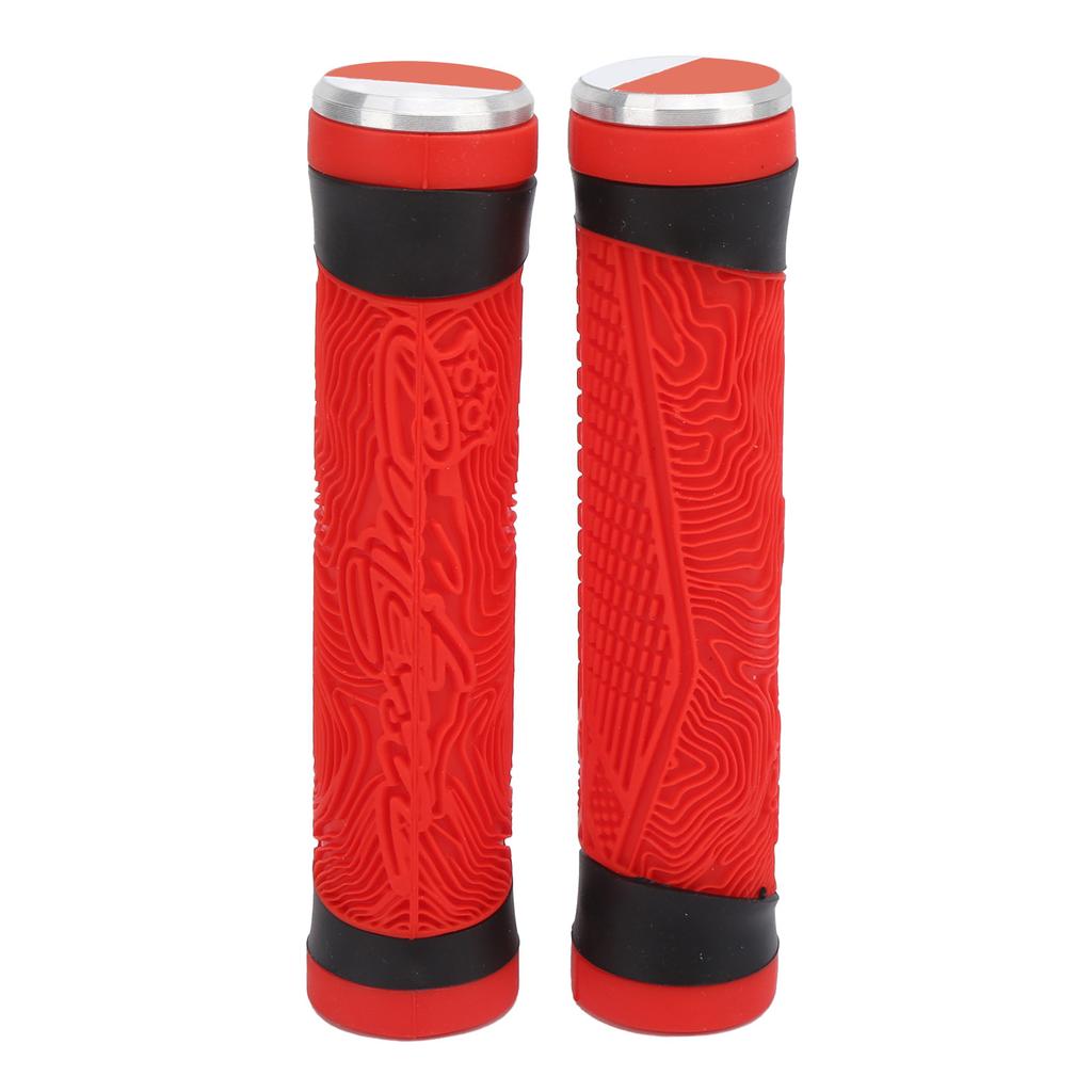 Antislip Silicone MTB Bicycle Handlebar Grips with Plugs Shockproof Cycling Accessory