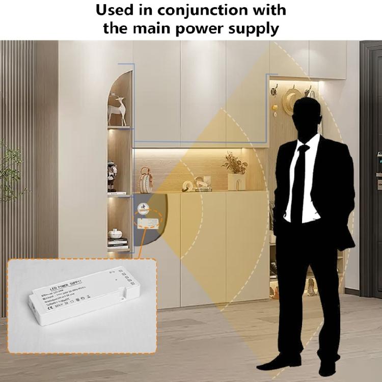 Modern Touchless Hand Sensoring Light Switches Water Resistant Hand Sweeping Sensoring Switches ABS Controllers for  Wet Areas