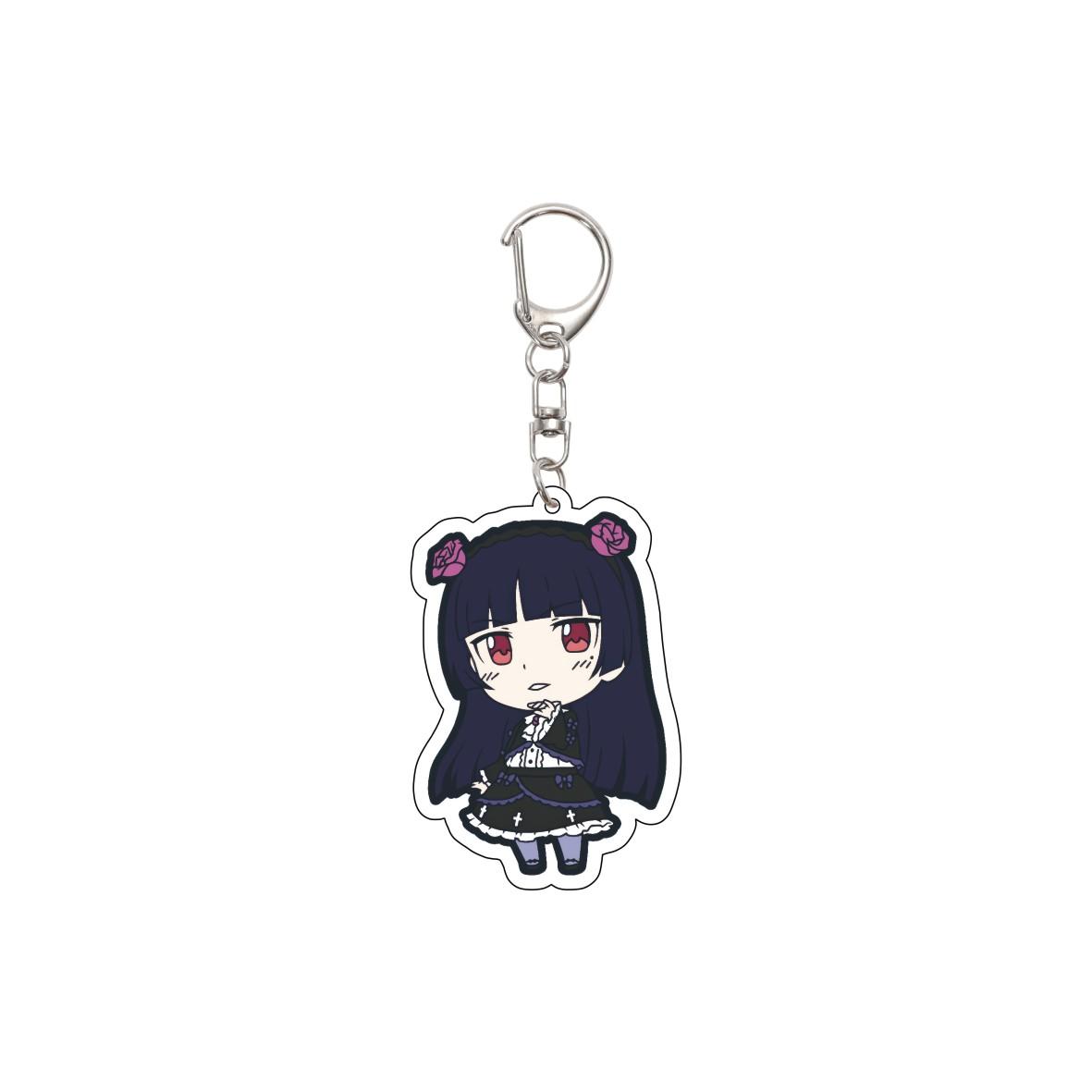 

55MM Anime Eromanga Sensei Keychain Masamune Izumi/Izumi Sagiri/Yamada Elf Key Chain Acrylic Model Plate Christmas Gifts 55mm