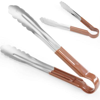 HACCP Serving Tongs 250mm Brown Hendi 171929