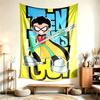 Teen Titans gehen! (19) Wandteppich Geeignet Für Die Dekoration Von Häusern Wohnheimen Und Schlafzimmern Weich Anzufassen Und Ein Perfektes Geschenk Für Freunde Und Familie