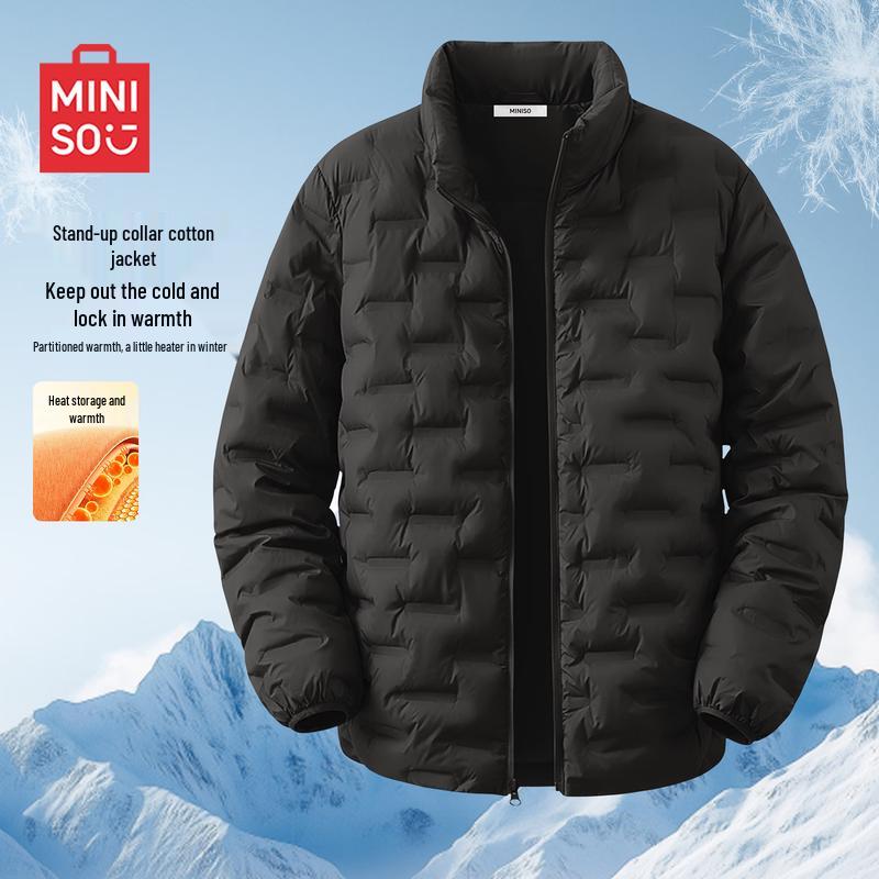 

MINISO Men s Padded Bomber Jacket XL
