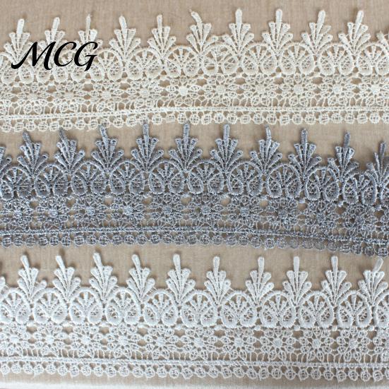 Decorative Lace for Sewing 1.4 Yards Floral Trim, 9.5cm Wide Ribbon, Craft Ribbon Crafts Edging Wedding Dress Embellishment, DIY Sewing, Gift