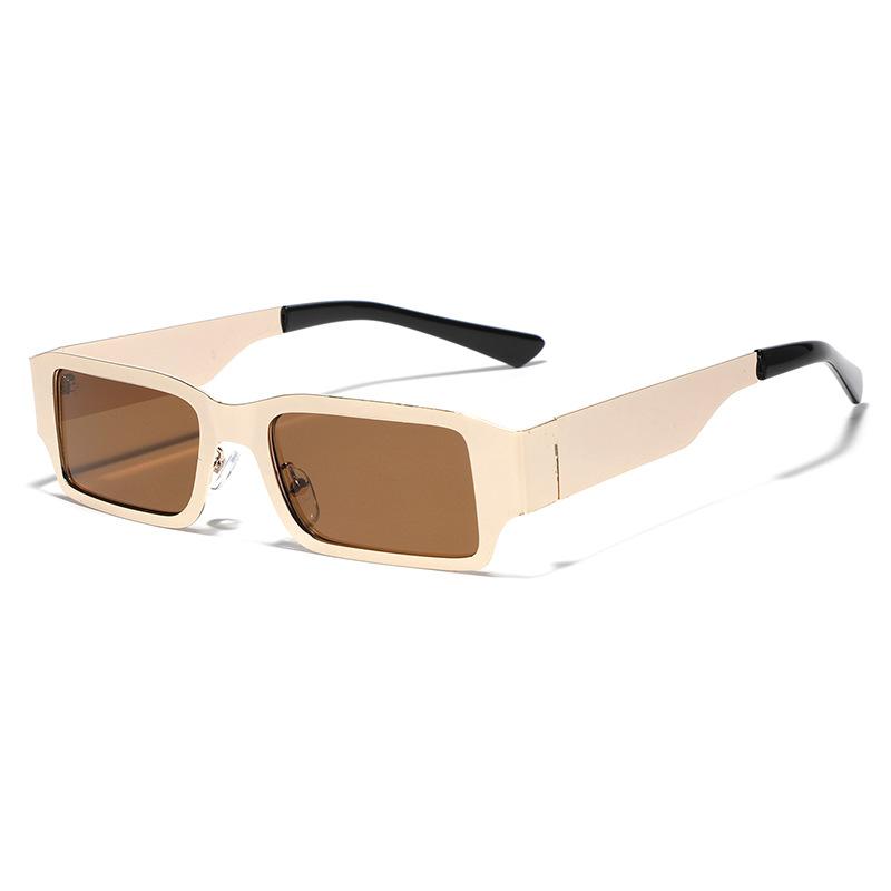 Glasses Square Super Cool Sunglasses Men Street Style Personality Sweet Cool Metal Sunglasses Women