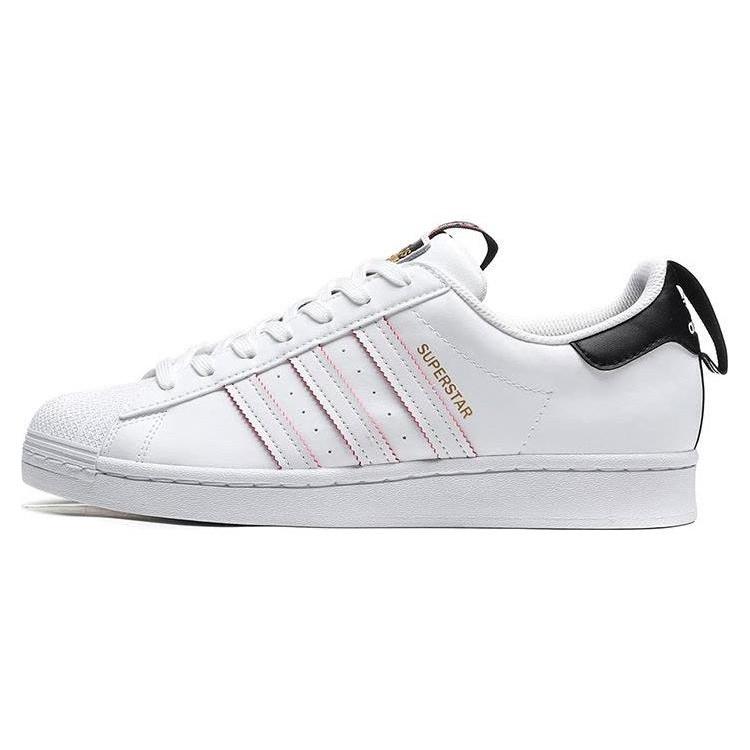 adidas Superstar White Black Heel Men s FW6775 EU 37⅓