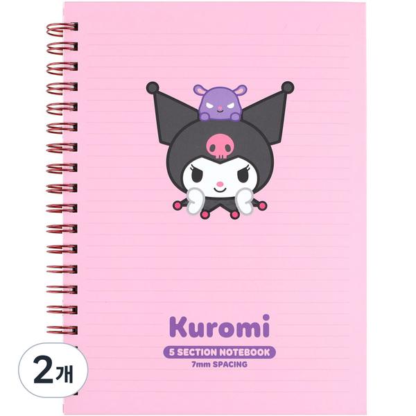 

Sanrio 5-секционная банкнота Куроми, розовая (случайная доставка), 2 шт.