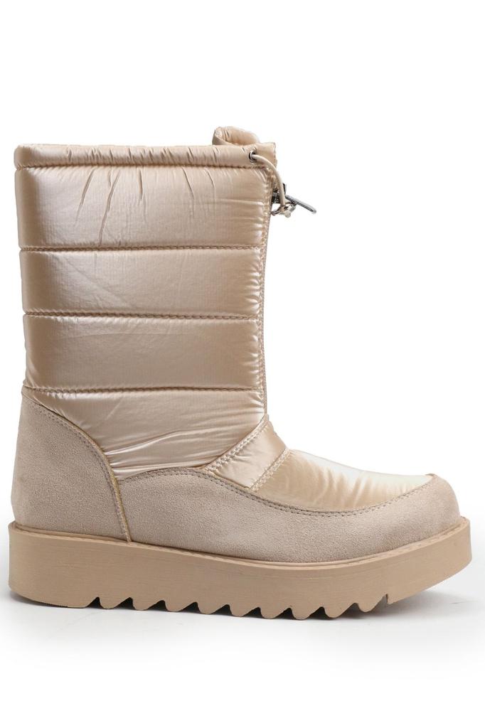 Women Modern Stylish Fashion Boots Boots Faux Leather Black Snow Boots