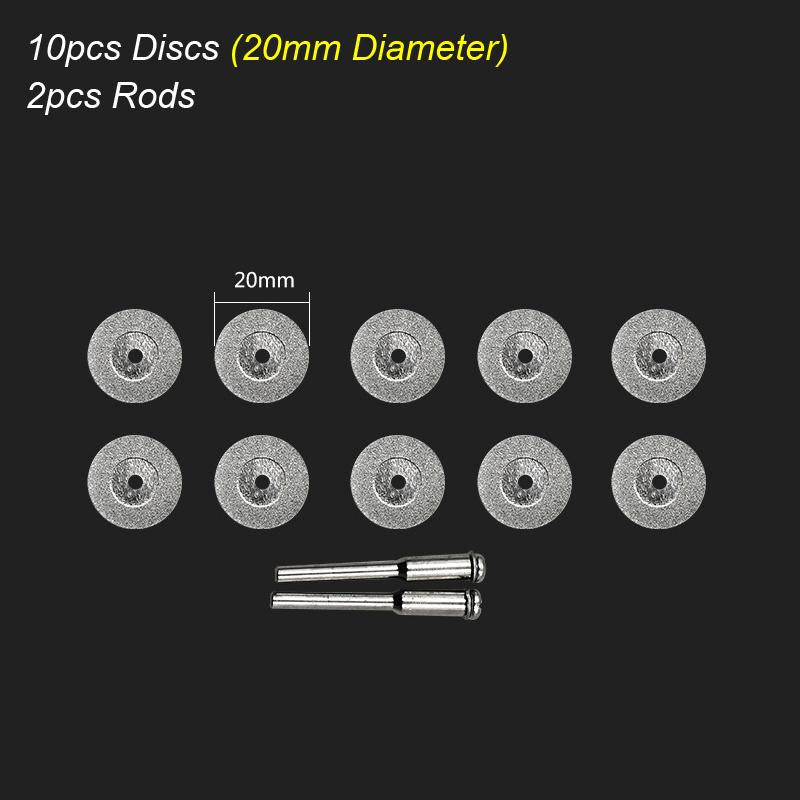 Discuri de Tăiere cu Diamant Roți Unealtă Rotativă Pânză de Ferăstrău Circular pentru Dremel Mini Burghiu Mandrină Tăiere Lemn Piatră Plastic Sticlă Faianță