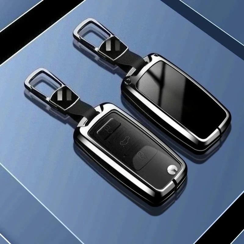New Zinc Alloy Car Key Case Full Cover Protection Shell Bag For Vw Volkswagen Polo Tiguan Passat Golf Jetta Lavida