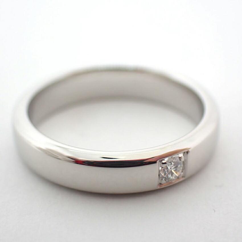 Pre-owned Van Cleef & Arpels Pt950 Diamond Ring, Size 10, g502-40