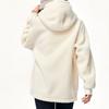 FILA Faux Lamb Wool Warm Pullover Hoodie Men hoodies White F11U149208F-IV