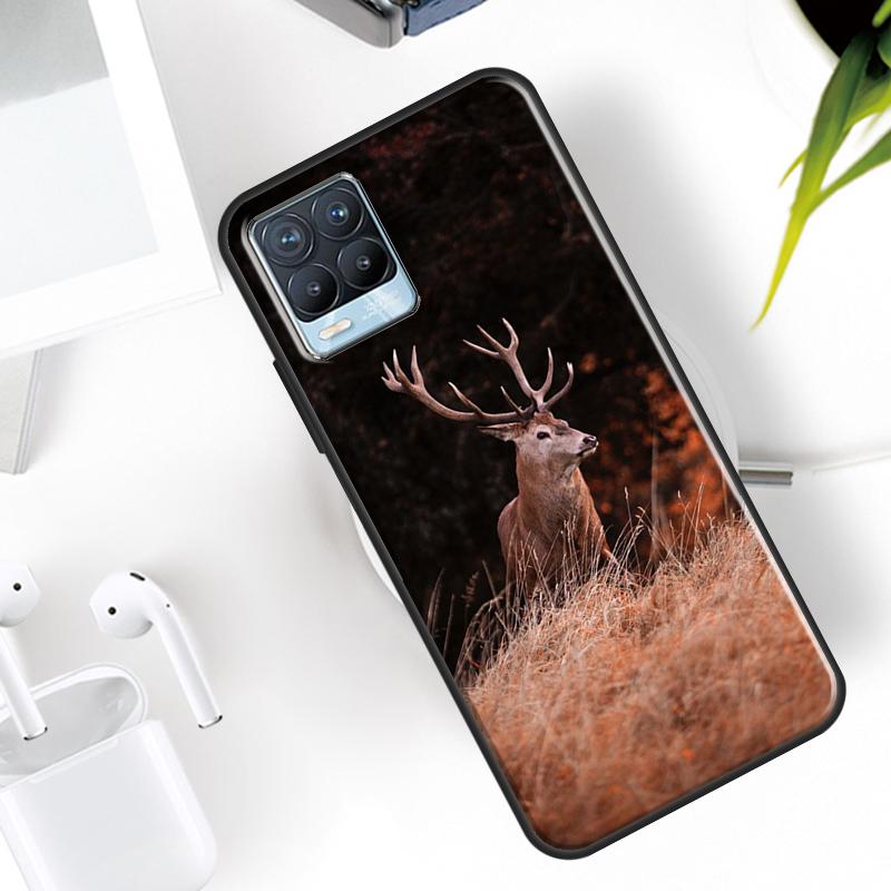 Deer Case For Realme 15 11 12 13 14 Pro Plus C63 C61 C55 C51 C53 C25 C65 C67 C71 C75 GT6 GT7 Pro