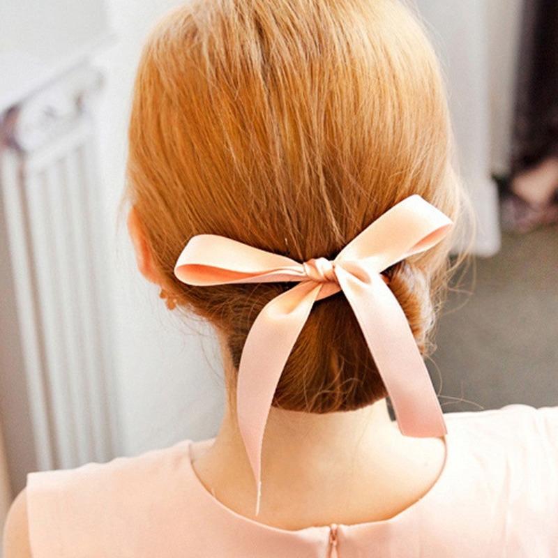 Headbands for Women Girls Hair Accessories Hair Styling Tools Female Ladies Bowknot Big Hair Ring Maker DIY Hairstyle Tool