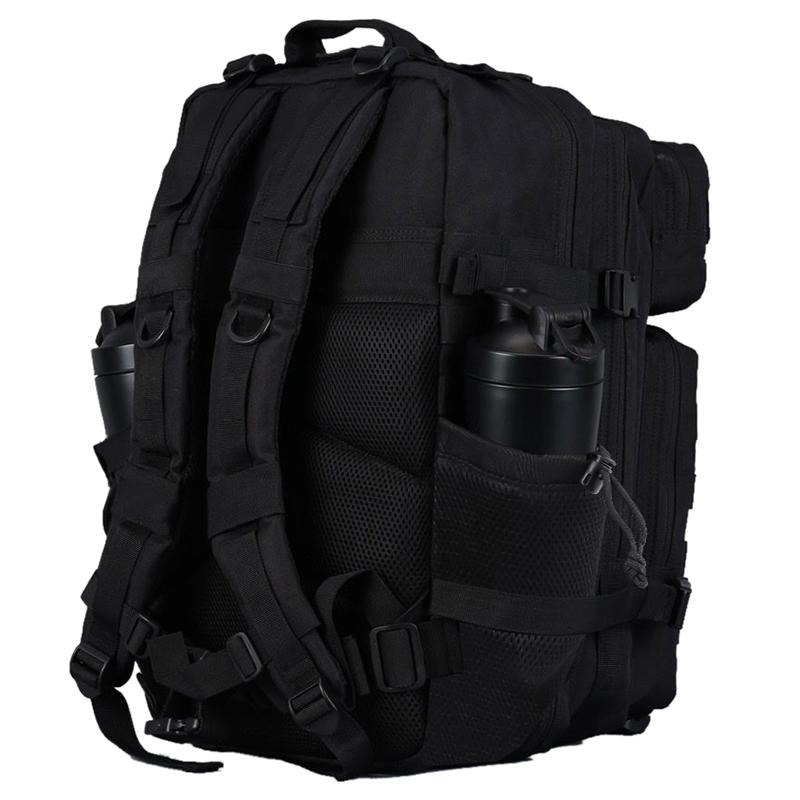 45L Meal Prep Management Backpack Tactical Waterproof Insulated Lunch Cooler Bag for Gym Hiking Camping Travel Dual Cup Holders