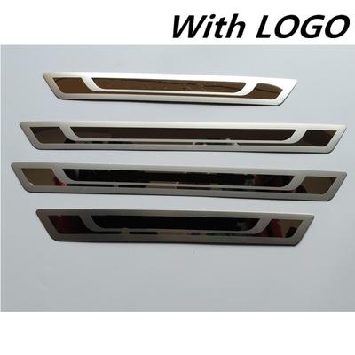 Pre Peugeot 206 207 301 307 308 407 408 508 2008 3008 Ochranné lišty prahu dverí Nerez pedál prahov auta