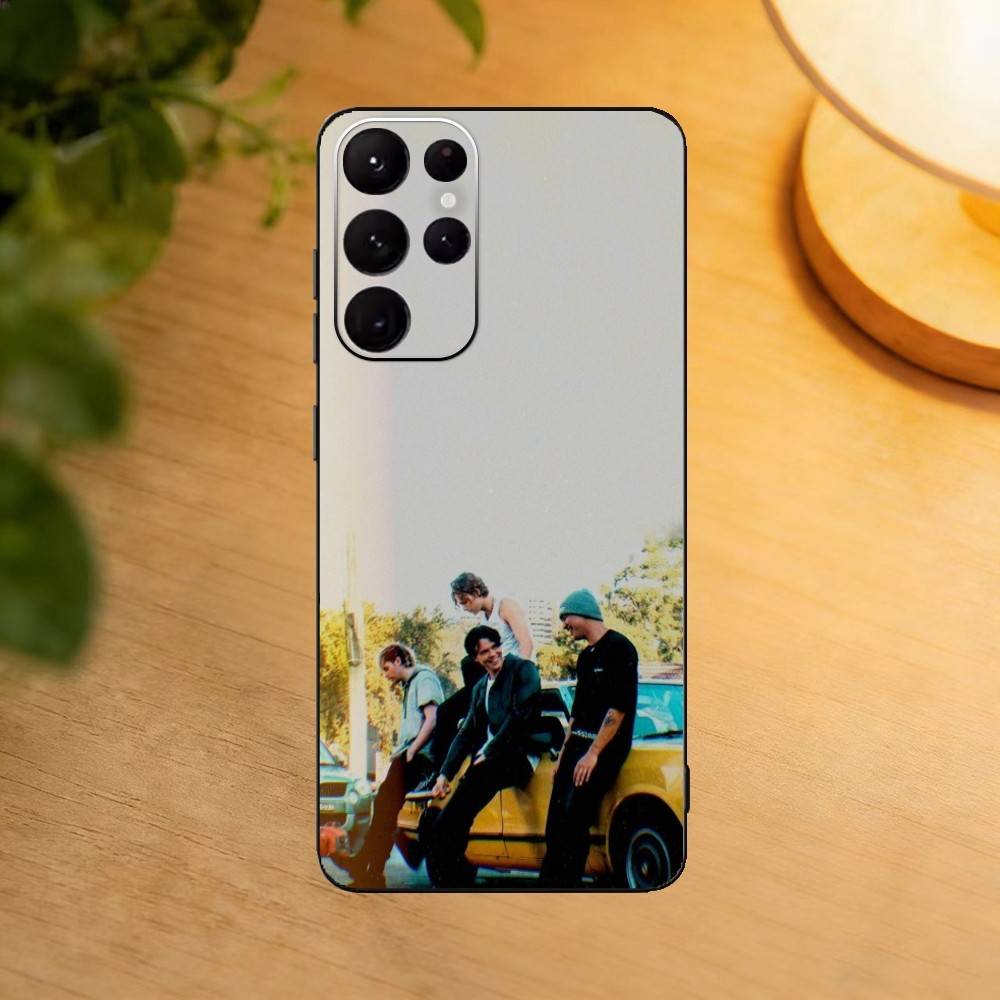 Popular Rock Band 5-5SOS Phone Case For Samsung S25,24,21,22,23,30,Ultra,20,Plus,Fe,Lite,Note Soft Black Cover
