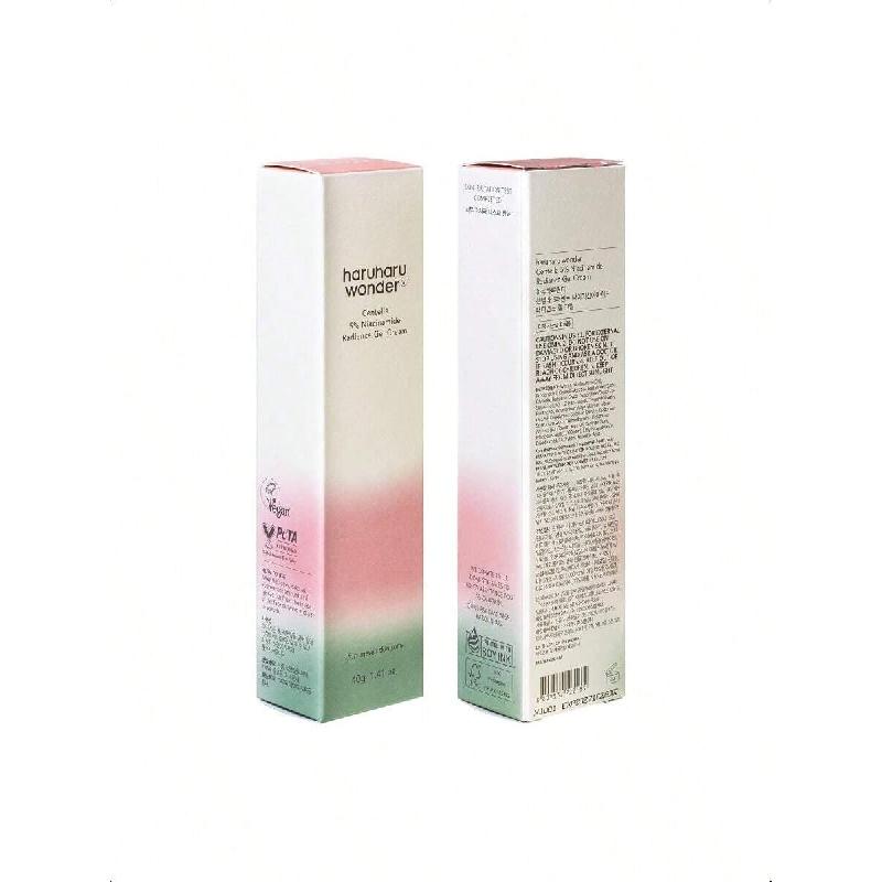 HaruHaru Wonder Centella 5% Niacinamide Radiance Gel Cream, Reduces Fine Lines, Improves Skin Tone, Pore Minimizer, Hydrating & Soothing40g