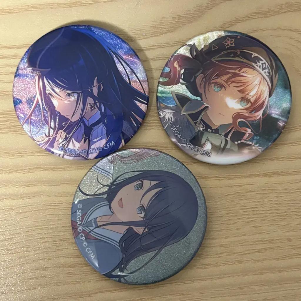 Pseka Prosecca Leonie Honami Ichika Glitter Can Badge Regulus