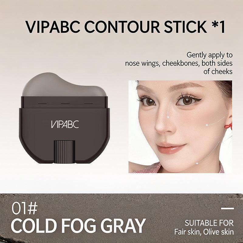 

3D Facial Contouring Brush Waterproof Easy To Push With Vivid And Natural Color Simple Contouring And Hairline Correction сірий колір
