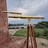 Maritime Brass Telescope Adjustable Wooden Tripod Nautical Decor Gift 42x Functional Telescope Home, Office, Studio Decor Gift