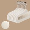 10pcs Flocked Goose-Shaped Pant Hangers Dorms Homes and Schools Closet Storage Z Shape Structure Ideal Bedroom Organization