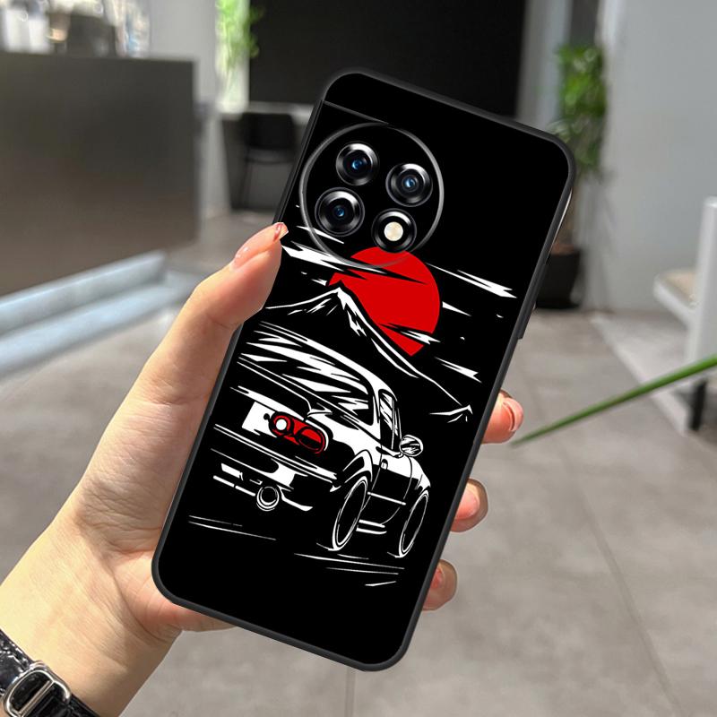 Japan JDM Sports Cars Male Men Case For OnePlus Nord 5 CE 2 3 4 Lite N20 N30 OnePlus 15 R 13 12 11 10 Pro 10T 12R 13R Cover