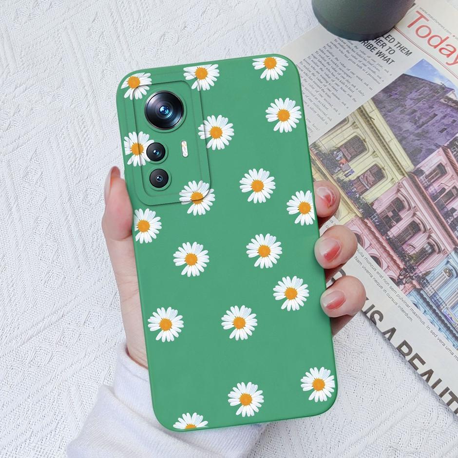 For Xiaomi 12T Case Hot New Design Cute Cat Butterfly Cartoons Matte Liquid Silicone Shell For Xiaomi 12T Pro Ultrathin Fundas