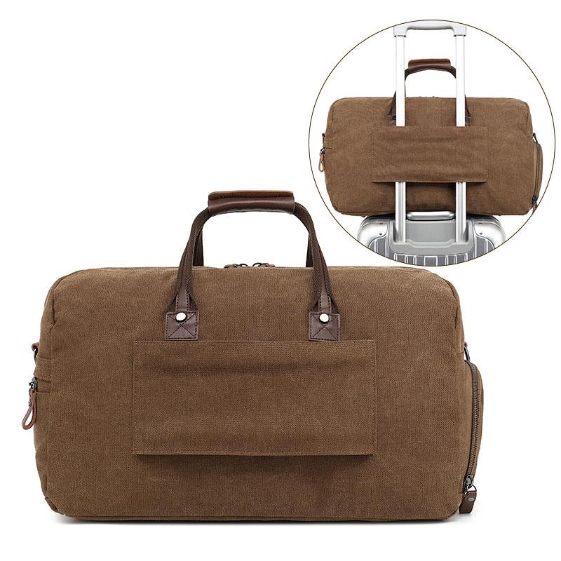 Large Capacity Crossbody Travel Bag Long Distance Luggage Bag Sail Cloth Luggage Bag Portable Travel Bag