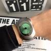 Men's Minimalist Futuristic Watch Irregular Oval Dial Date Quartz Wristwatch Unique Design Casual Business Waterproof Men Watch