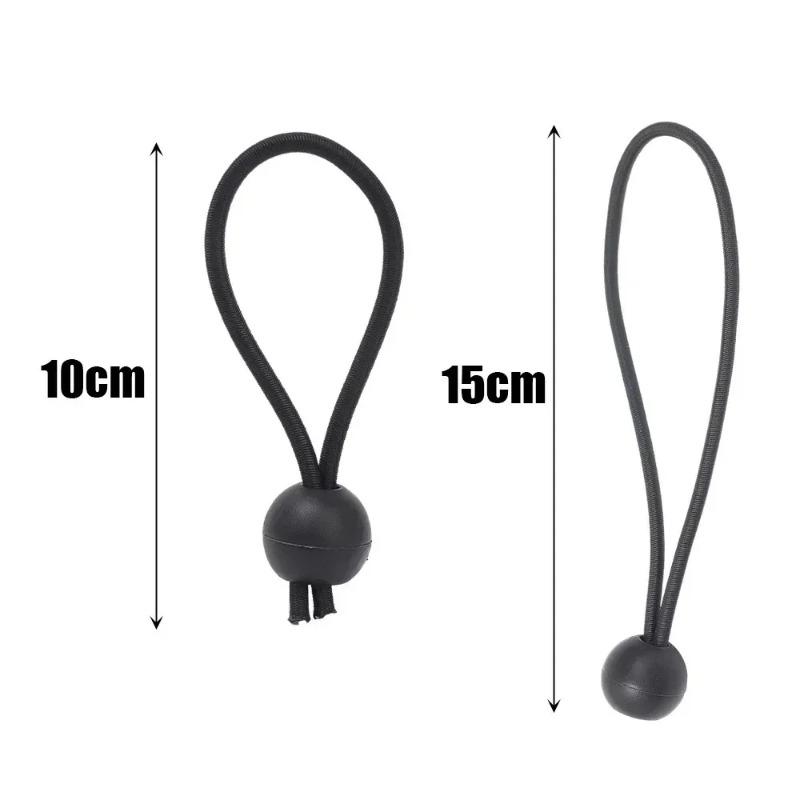 5/10/20PCS Cordes Élastiques Bungee Extérieures Corde à Bille Sangles de Fixation Portables pour Tente pour Bâche Auvent Tente de Camping Accessoires