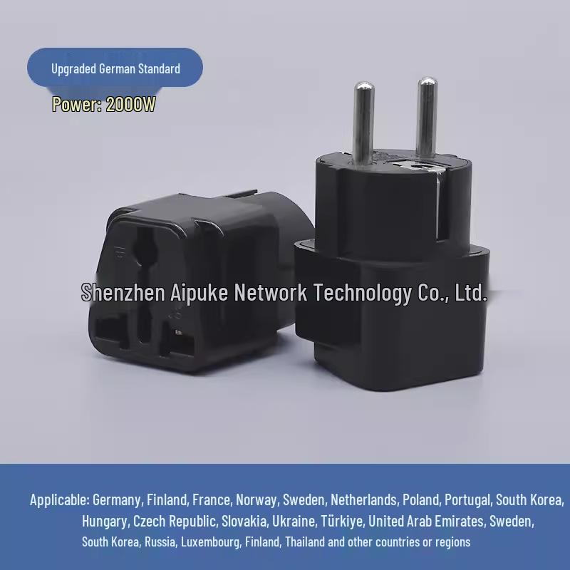 Pure Copper Universal Adapter Plug: UK, EU, US to Australia/Germany Standards