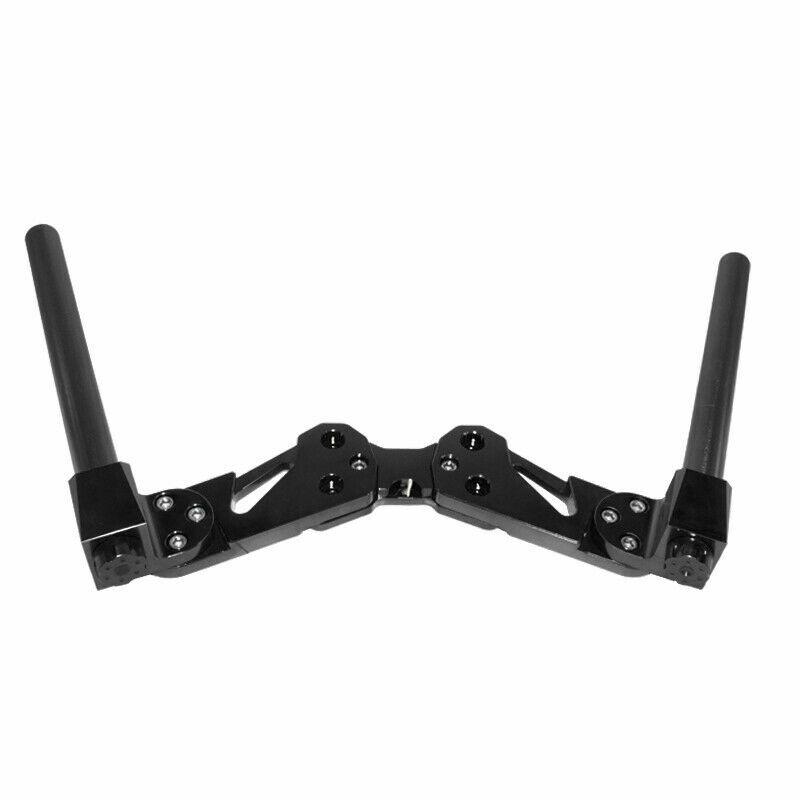 Motorbike Fork Tube Clip On Handlebars Motorcycle Motified Riser Racing ATV чёрный