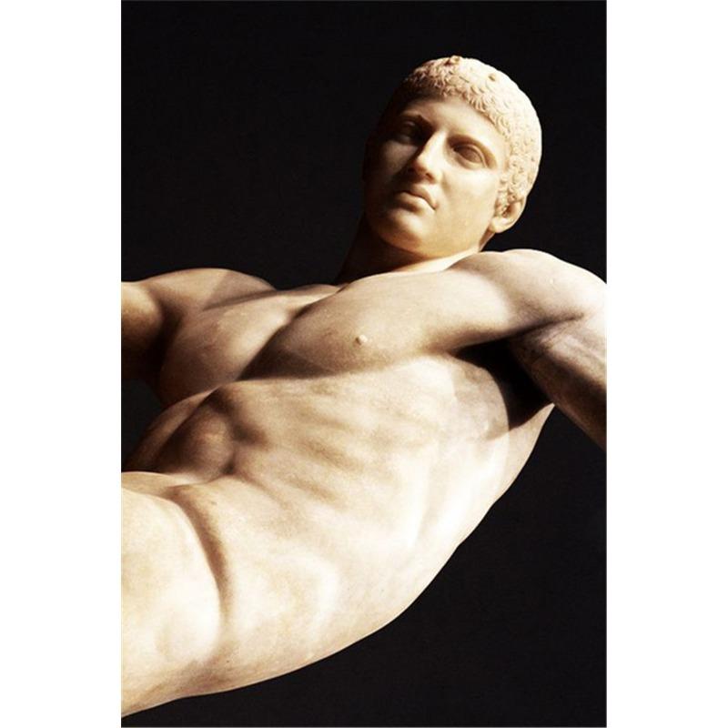 Greek Statue Plaster Sculpture Artwork David Art Canvas Painting Figure Poster and Print Wall Picture for Living Room Home Decor