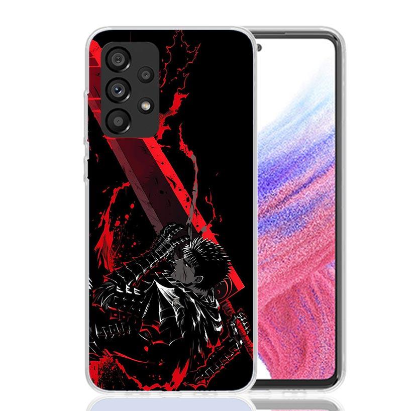 G-Guts B-Berserks Anime Phone Case For Samsung Galaxy A52 A32 A22 A12 A02S A50S A30S A51 A31 AA71 Note 20 Ultra 10 S10 Plus Gala