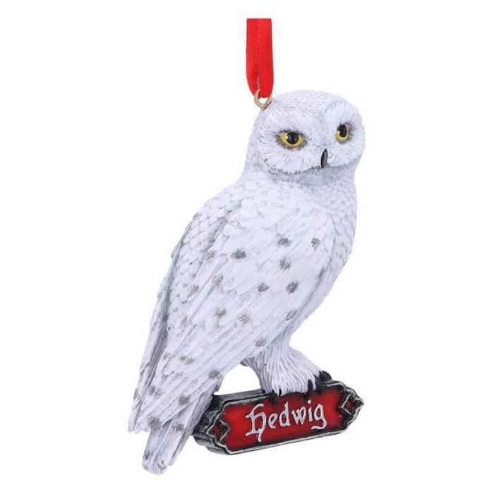 Décoration de noël harry potter hedwig hibou