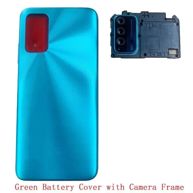 Back Cover For Xiaomi Redmi 9T Rear  Housing Battery Cover with Camera Frame Replacement Parts