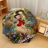 Custom Text Automatic 8 Bone Umbrella, Portable Sun Rain Protection UmbrellaBetty Boop